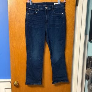 AYR Deep Blue Cropped Jeans